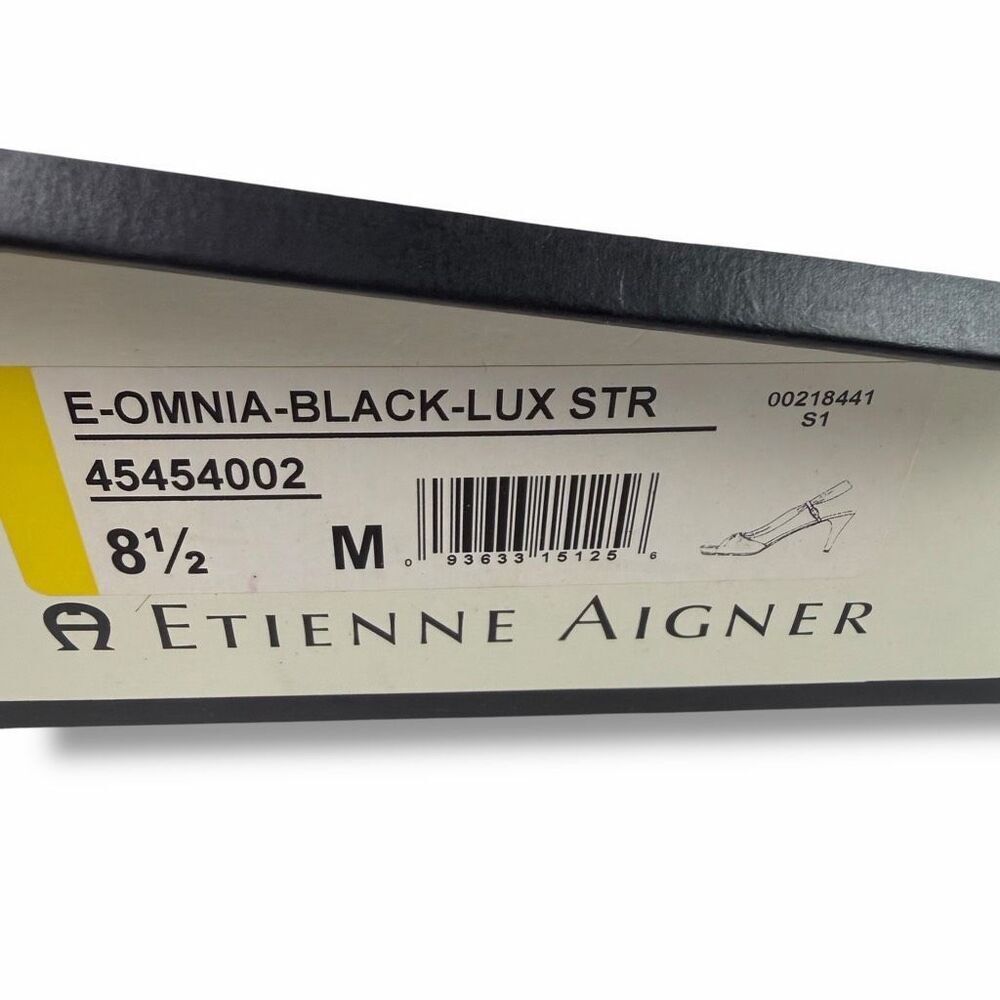Etienne Aigner 8.5 Black Omnia Heels - Picture 10 of 10
